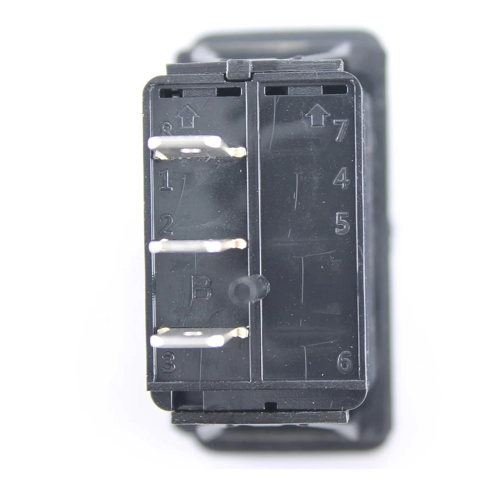 Interruptor DC momentáneo ON-OFF-ON SPDT Foto 2 de 3