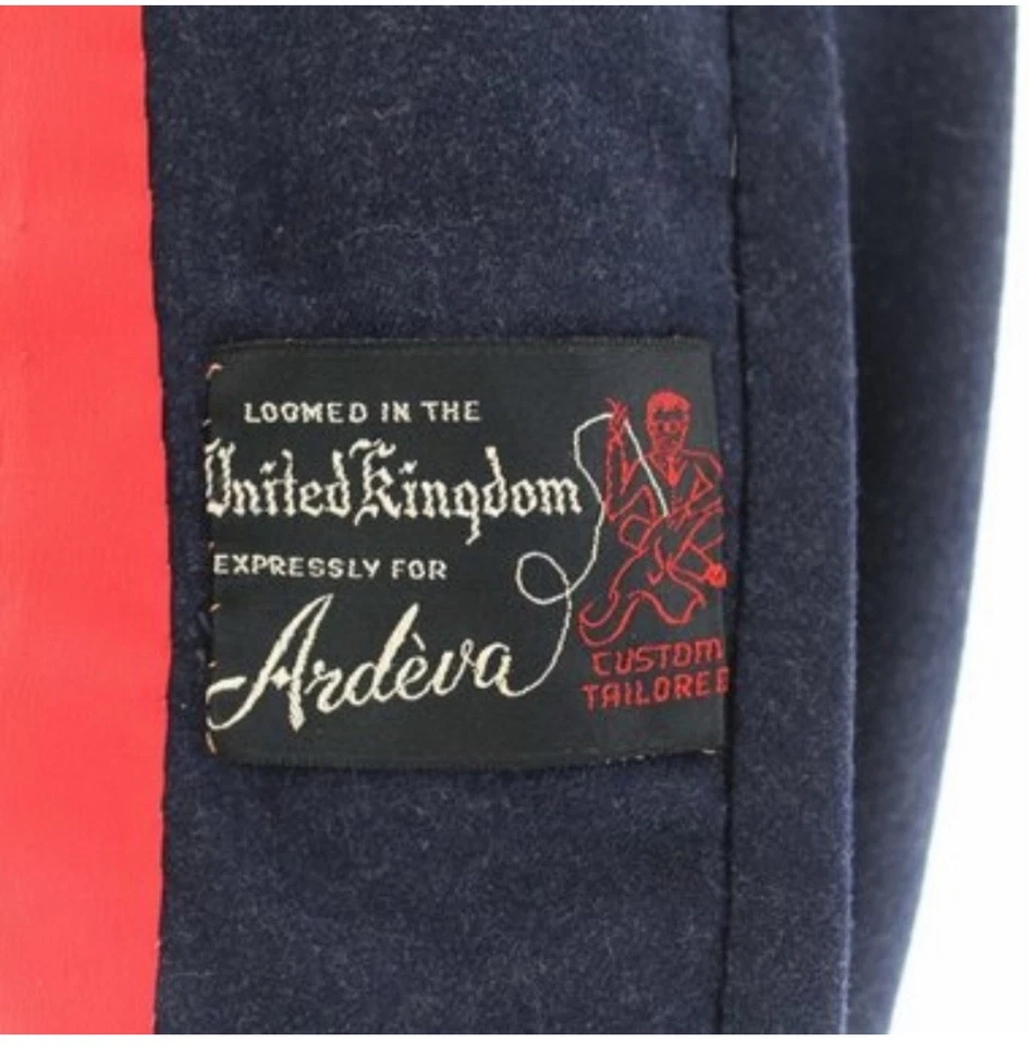 Blazer de colección Sally Milgrim azul marino raro hallazgo antiguo Foto 3 de 4