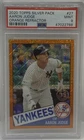 2020 Topps Silver Pack Aaron Judge Orange Refractor Mojo #/25 PSA 9 YANKEES SSP
