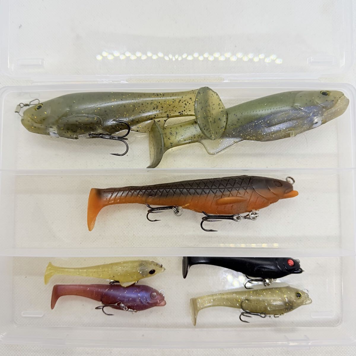 TsuneKichi DT Swimbait Wo-Dess Otokogata Ko/145mm Otokogata Koko/80mm 7 piece - Image 2