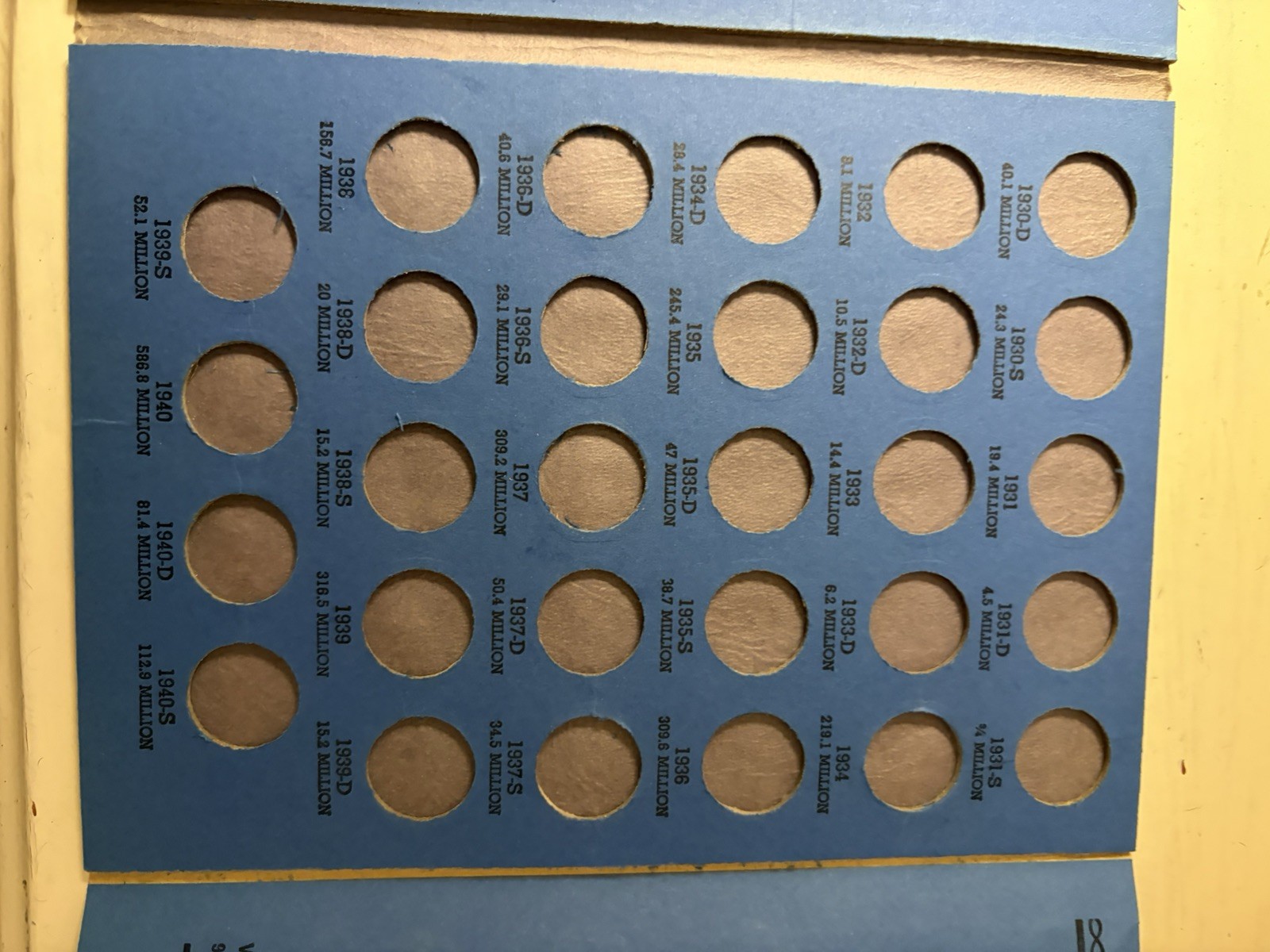 Lincoln Cent Wheat Penny Album Coin Folder Whitman Volume #1 1909-1940 NEW 9004