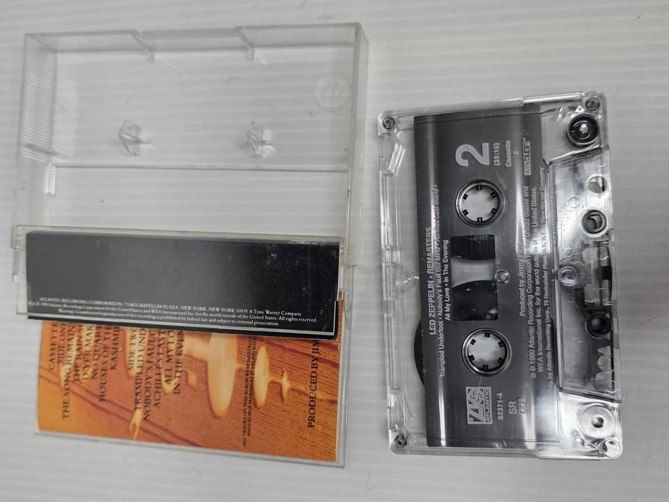 Led Zeppelin Remasters Cassette Atlantic Records 1990 D'YER MAK'ER - Preowned  Foto 4 de 4