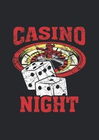 Titel: Notizbuch A4 Dotted Softcover Design: Casino Spiele Geschenk 120
