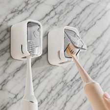 2 Pcs Toothbrush Holders for Bathroom  Upgrade Single Slot Design  Toothbrush ...