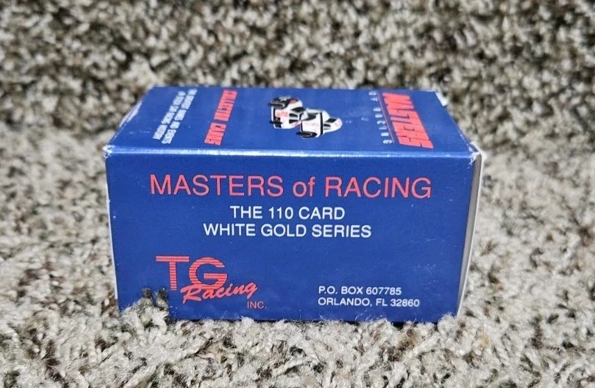 Masters Of Racing Collector Cards 110 Card White Gold Series Set Unopened - Image 2 of 3
