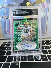 2023 MOSAIC JORDAN LOVE AUTO SHOWTIME SIGNATURES PRIZM /25 Green Black