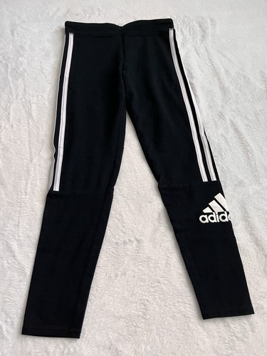 adidas Aeroready Designed to Move Feelready Sport Black Pants Girls Size Medium - Picture 10 of 11