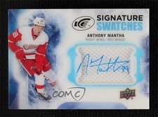2016-17 Upper Deck Ice Signature Swatches Anthony Mantha #SS-MA Auto 17uj