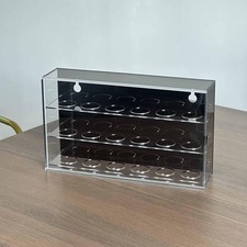 Golfball-Vitrine, transparent, f&uuml;r Sammler, B&uuml;ro, 3-lagig