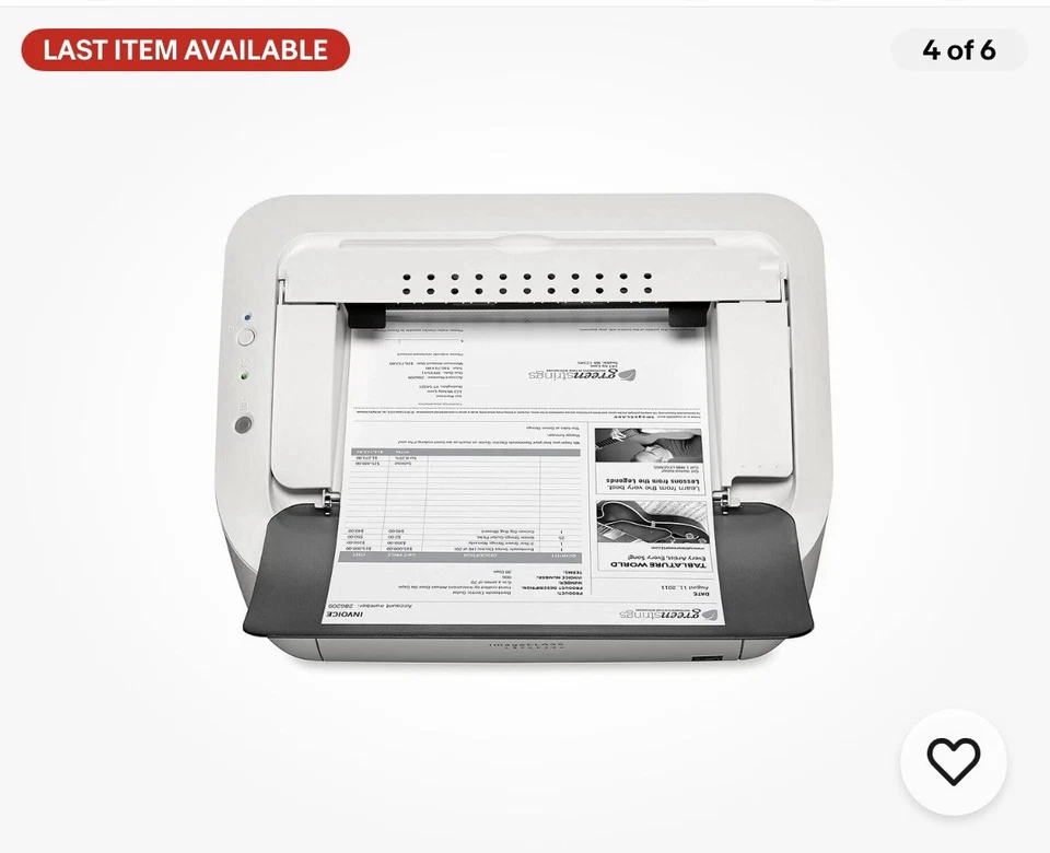 NEW! Canon Imageclass LBP6030w Monochrome Laser Printer - White (8468B003AA) - Image 4 of 4