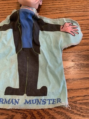VINTAGE 1964 THE MUNSTERS HERMAN MUNSTER HAND PUPPET KAYRO-VUE | eBay