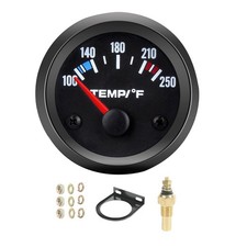 LAGWIUY Universal 2" 52mm Water Temp Gauge Automotive, 100-250  Water Tempera...