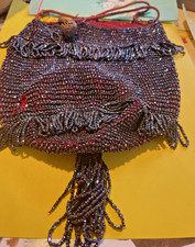 Vintage beautiful beaded purse as is