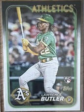 Topps 2024 Series 2 Lawrence Butler #676 Rookie Base Oakland Athletics