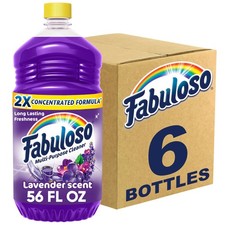 Fabuloso Multi-Purpose Cleaner Lavender Scent 56oz 6 Pack Floor Kitchen Bathroom