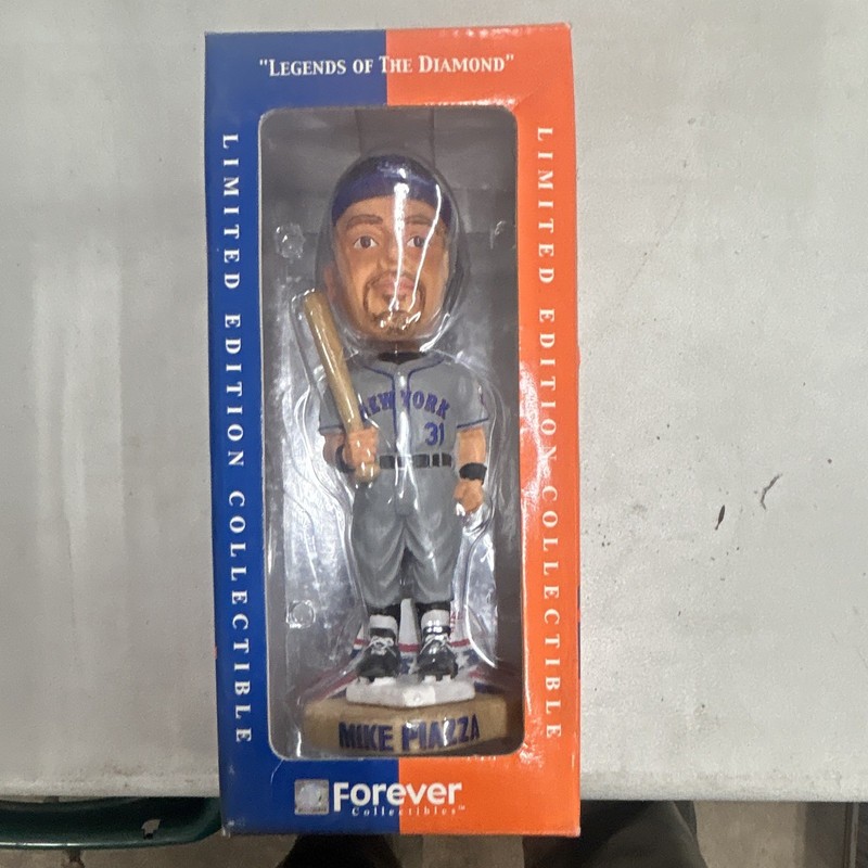Forever Collectibles Legends of the Diamond Mike Piazza Mets Bobblehead LE