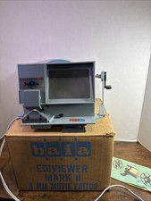 VTG Baia Reviewer 8MM Movie Editor Mark II W/Original Box  Reel WORKS