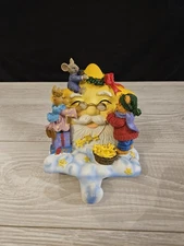 Christmas Grandfather Star Stocking Hanger Decoration 