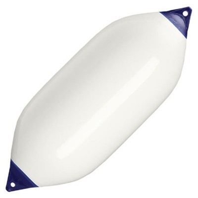 Polyform F-11 WHITE Serie F Boot FENDER Aufblasbar 21.2 '' x57.5 '' Doppel Ösen