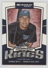 2005 Donruss Diamond Kings Vernon Wells #25 td8