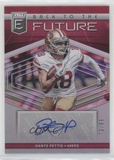 2019 Donruss Elite Back to the Future Signatures /99 Dante Pettis Auto 0q3