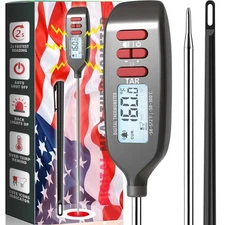 Digital Meat Thermometer Instant Read Food Probe for Cooking Grilling BBQ