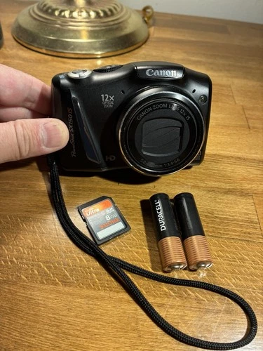 Canon PowerShot SX150 IS Digital Camera  W/8GB SD Card TESTED & WORKING  - product listing photo