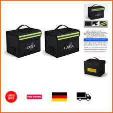 FLASLD Lipo-Batterietasche Feuerfest 22x17x15 cm Packung mit 2
