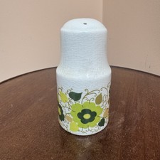 Vintage Retro S. Fielding&Co Crown Devon Carnaby Green Pepper Pot/sugar Shaker?