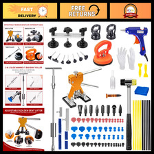 97pcs Dent Puller Kit - Paintless Car Dent Repair Tools Slide Hammer T-bar Se 97pcs Dent Puller Kit - Paintless Car Dent Repair Tools Slide Hammer T-bar Se