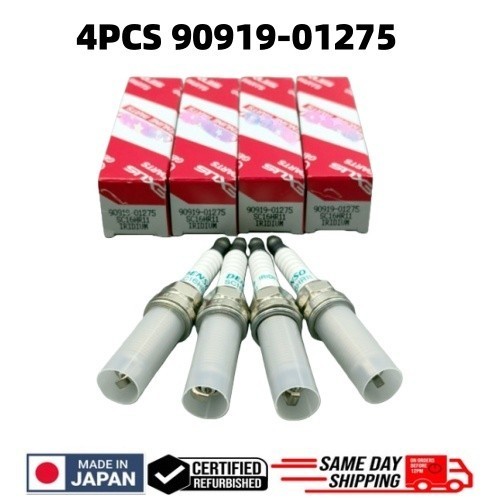 4 PCS TOYOTA SCION LEXUS GENUINE OEM IRIDIUM SPARK PLUG FAST SHIP 90919-01275