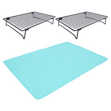 1 Sets Tie Dye Kit with Folding Racks, Non- Silicone Mat Pad