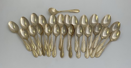 Farberware Breeze Servizio di Posate Placcato Oro per 12 Set Completo (64) Pezzi - Foto 18 di 23