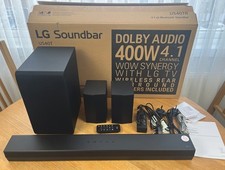 LG US40T 400W 4.1 ch Bluetooth Soundbar With Wireless Rear Surround Speakers
