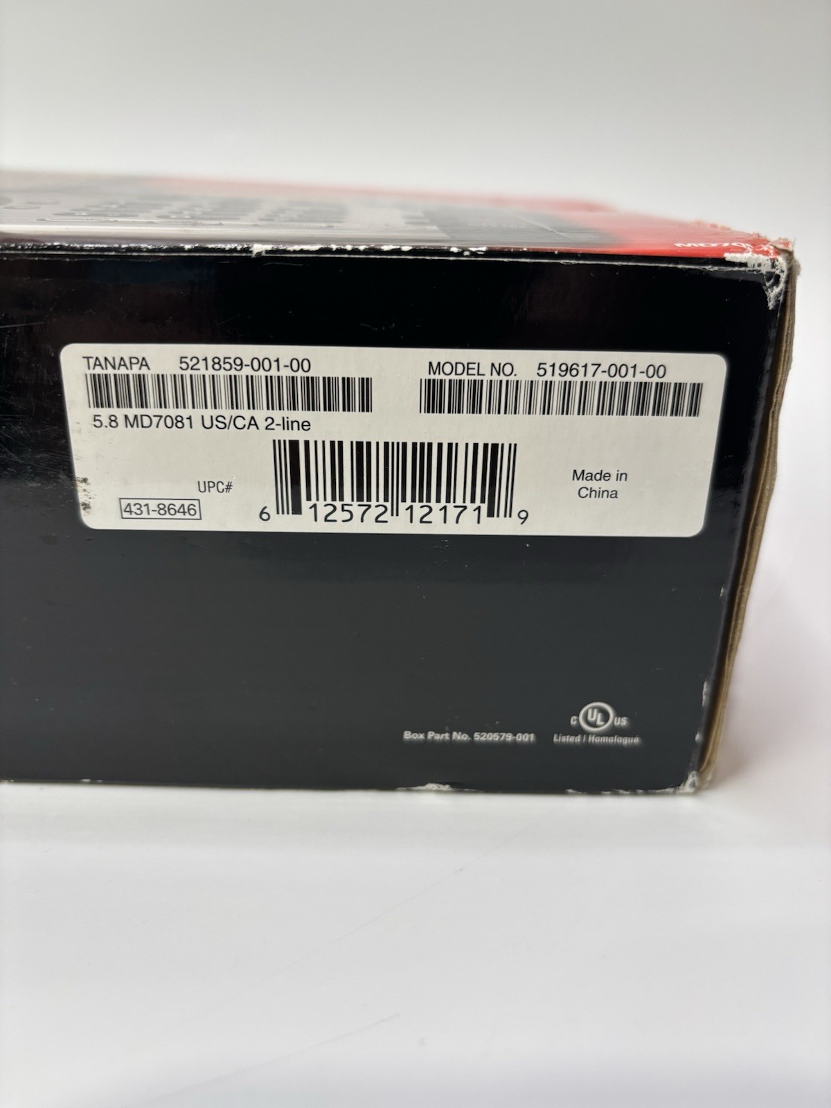 Motorola MD7081 5.8GHz 2-Line Digital Cordless Telephone with Answering Machine