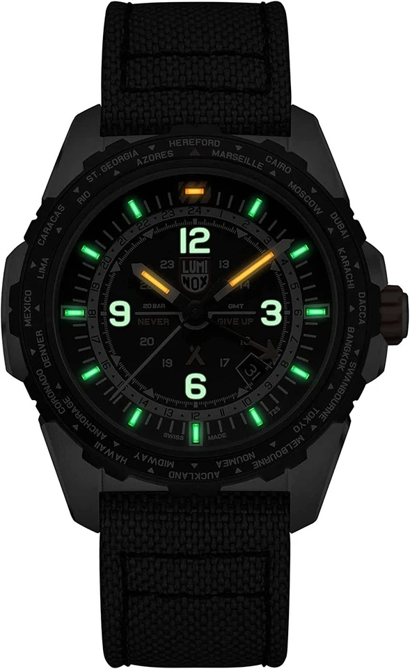 LUMINOX Bear Grylls Men's Air Series GMT XB.3761 Black Watch 45mm - Image 2 of 4