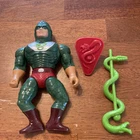 King Hiss 100% Complete He-Man Masters of the Universe MOTU 1986 Mattel Vintage