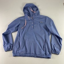 Columbia Jacket Womens Medium Hooded PFG Pullover Windbreaker Water Resistant