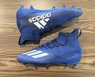 Men’s Size 9.5 adidas Adizero Primeknit Football Cleats Mystery Ink Blue EH3421 Men main image 4