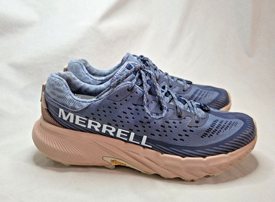 Merrell Agility Peak 5 Women's Size 9 Blue Pink Athletic Running Shoes Sneakers