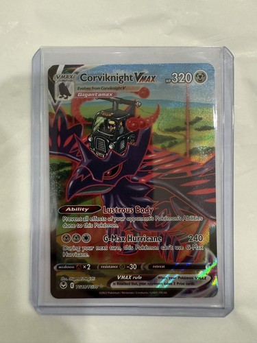 Corviknight Vmax Silver Tempest Full Art Pokemon Karte TG19/TG30