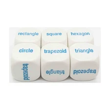 Koplow Dice d6 Shapes Words (6) New