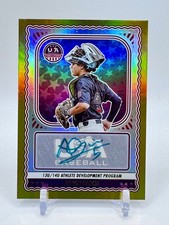 2024 Panini Stars & Stripes USA #NTS-AG Aaron Garcia 13U/14U Signatures Gold /10