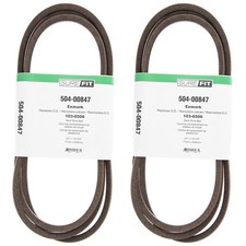 SureFit Deck Drive Belt 103-6506 Exmark 72" Lazer Z XS Zero-Turn Lawn Mowers 2PK