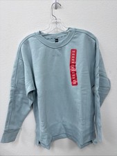 DKNY Hilo Crewneck Sweatshirt Green NWT
