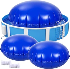 2 Pack 8X8 FT Pool Pillows for above Ground Pools Jumbo Inflatable Air Pillows F