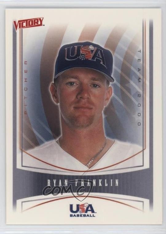 2000 Upper Deck Victory Team 2000 Ryan Franklin #453 Rookie RC 2k3