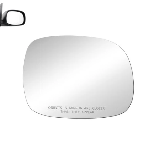 Mirror Glass for 01-06 Toyota Tundra Sequoia Passenger Right Side RH Adhesive