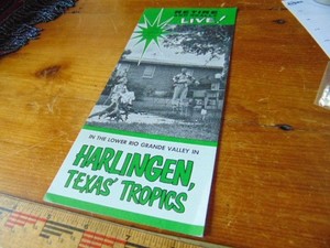 Two 1950s Harlingen, Texas' Tropics- pre zip code & area codes