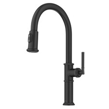 Kraus KPF-4100 Allyn 1.8 GPM 1 Hole Pull Down Kitchen Faucet - Black